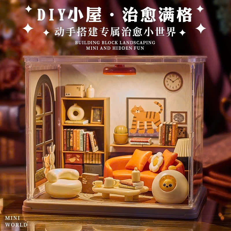 Bộ mô hình căn phòng - GÓC THỜI GIAN của DIY decore siêu đẹp