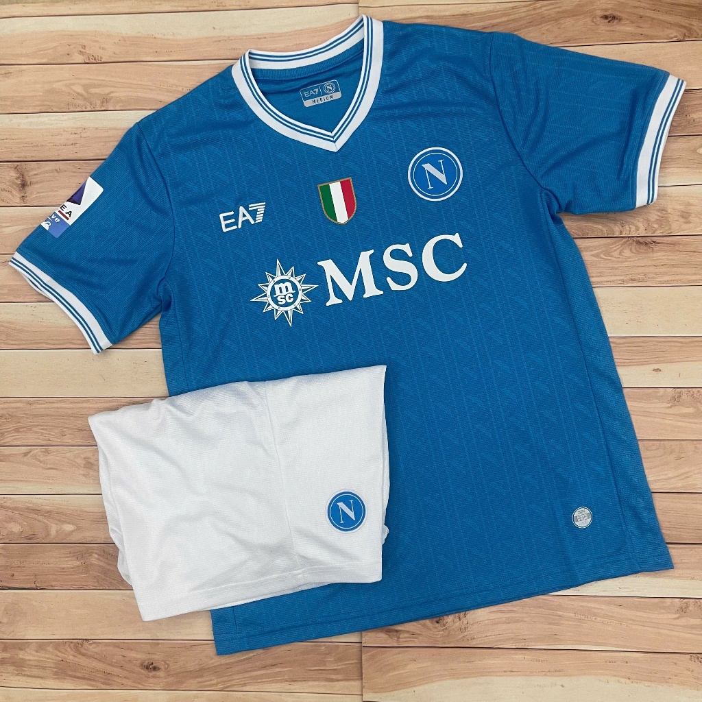 Bộ Quần Áo Bóng Đá CLB Napoli Mùa 25/26 - Vải Thái Vẩy Rồng Cao Cấp