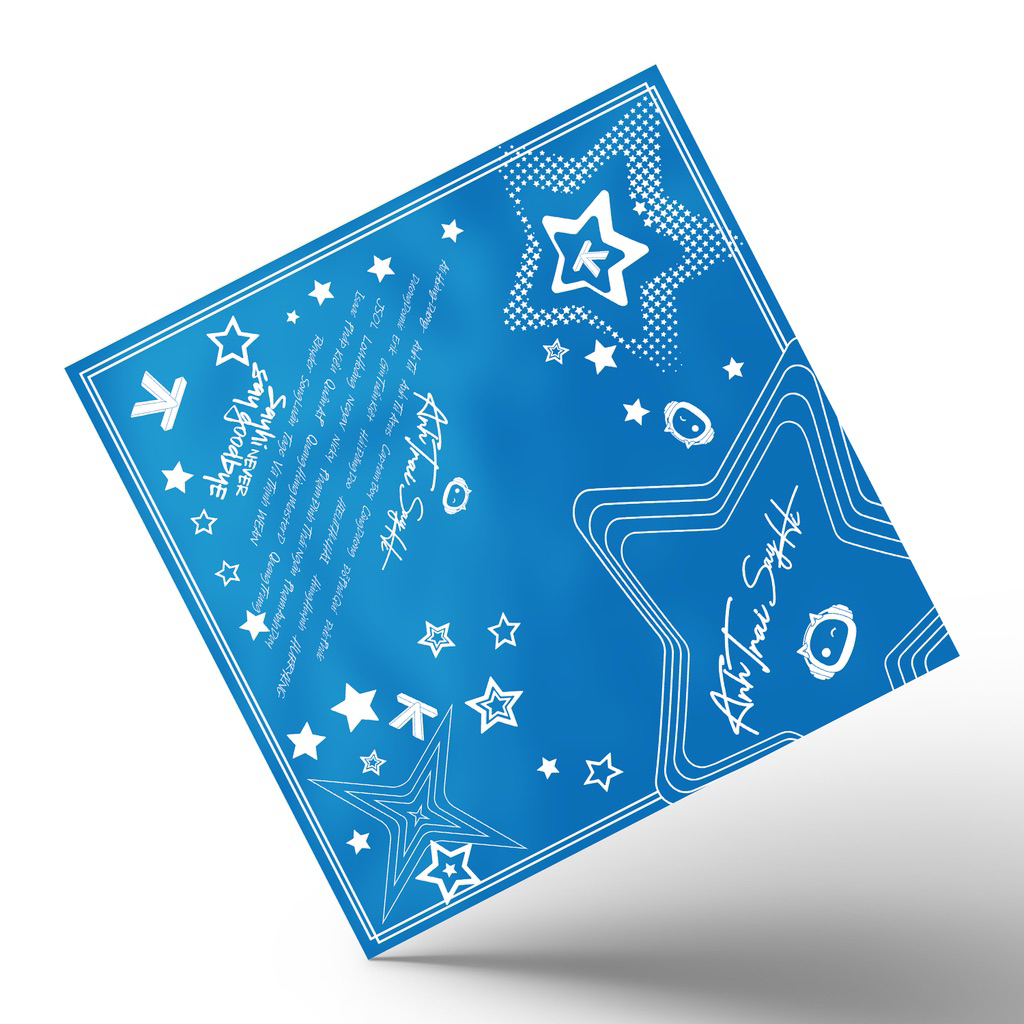 ANH TRAI "SAY HI" BANDANA (KHĂN LỤA) / THE CONTINUUM - BLUE