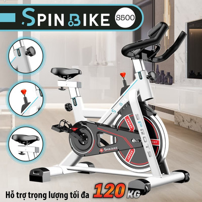 (WHITE) BG Xe đạp tập thể dục cao cấp Model S500 WHITE mới