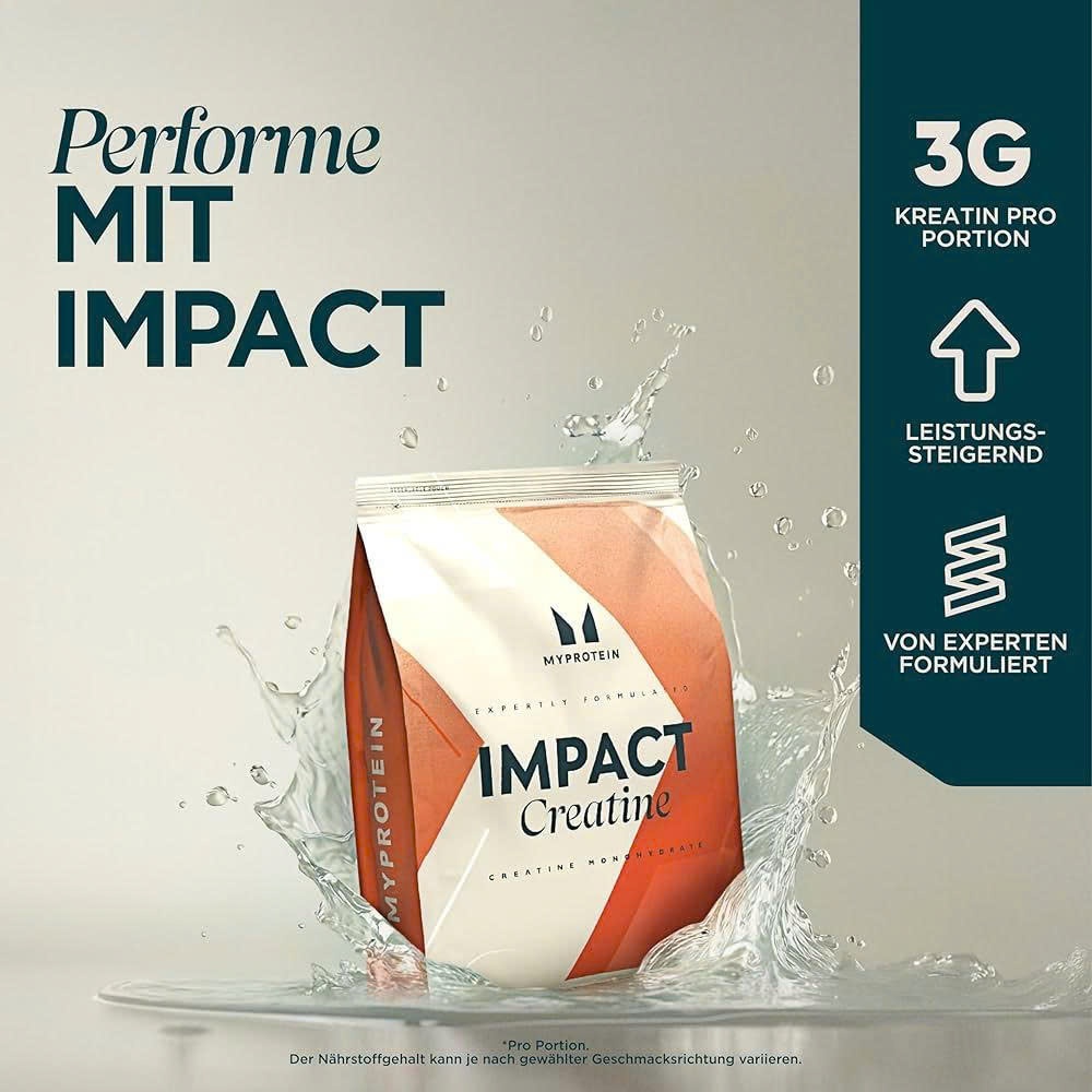 [TẶNG BÌNH LẮC] IMPACT CREATINE MYPROTEIN Gói Dùng 500gam Bột Sữa CREATINE