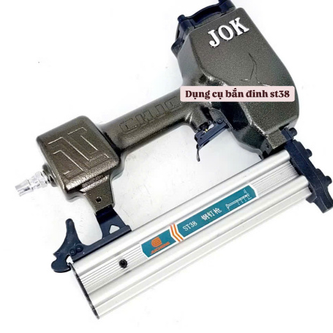 Dụng Cụ Bắn Đinh Bê Tông ST38 JOK Dùng Hơi Khí Nén. Máy Bắn Đinh ST38