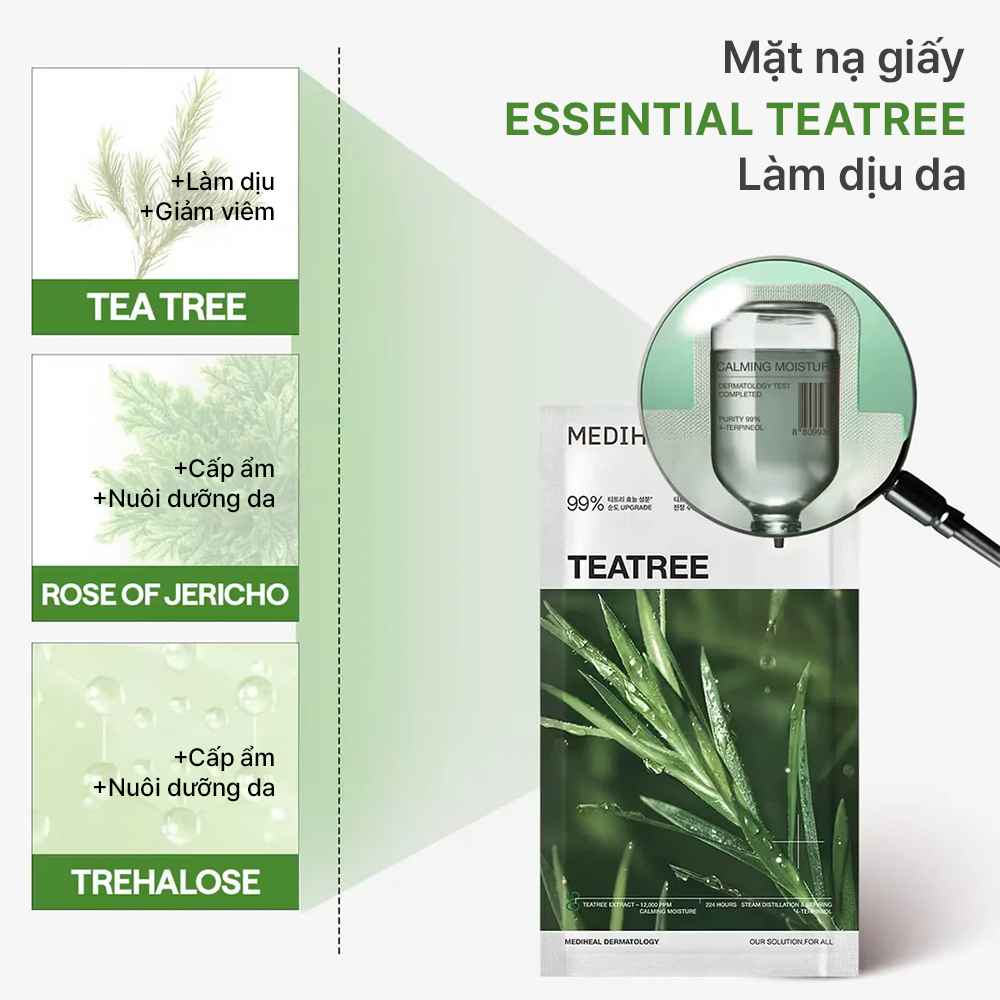 Combo 10 Mặt Nạ Mediheal Essential Collection Mask Dưỡng Ẩm, Phục Hồi Từ Sợi Tre 24ml - FS | BigBuy360 - bigbuy360.vn