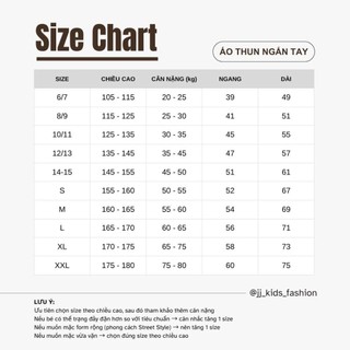 Áo Thun Bé Trai, Bé Gái Cổ Tròn Ngắn Tay Thời Trang, In Hình Năng Động B522 | JJ Kids Fashion