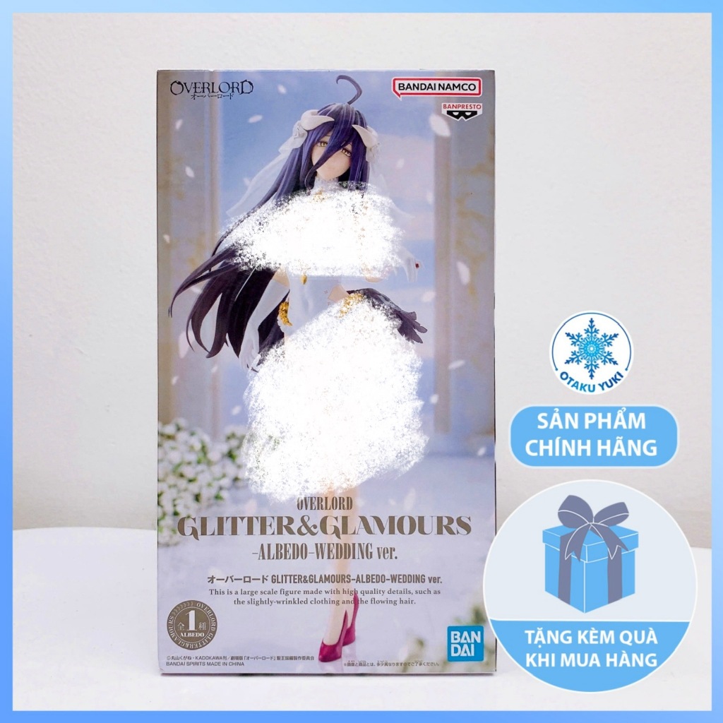 Mô Hình Albedo Wedding Ver. - Overlord - Glitter & Glamours Figure Chính Hãng (Bandai Spirits)