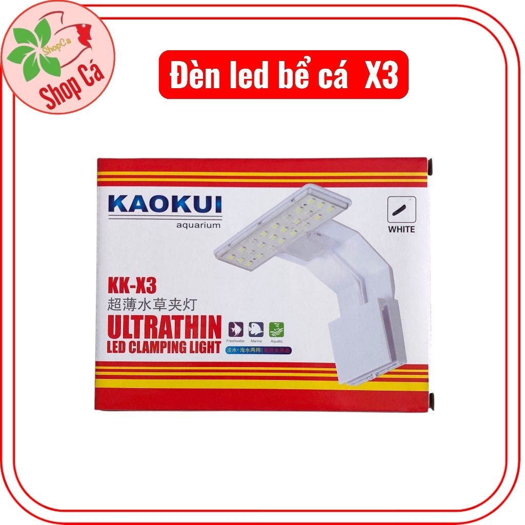 ĐÈN LED KẸP MINI  X3 CHO BỂ CÁ