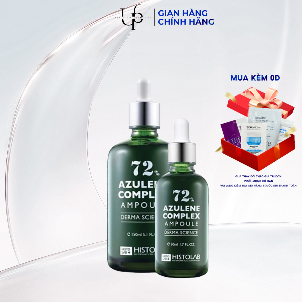 [CÔNG TY] HISTOLAB 72% Azulene Complex Ampoule – Tinh Chất Làm Dịu, Cân Bằng Da 50ml