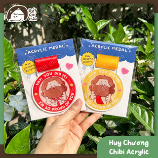 Huy chương chibi Công giáo - Nhựa acrylic - Qùa tặng Công giáo - Thiết kế bởi Bút chì cùn