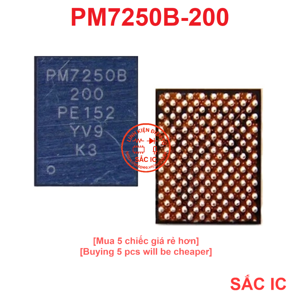 [DĐ][89] PM7250B 200 7250 ic nguồn trên bo mạch - Mới nguyên bản - Original NEW