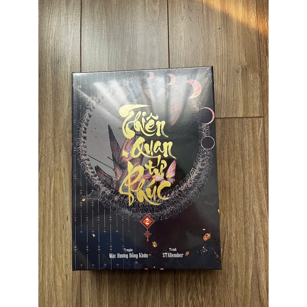 Bọc sách Thiên quan tứ phúc 2 st nguyên seal