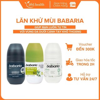 Lăn Khử Mùi Babaria MEN Xanh 48h Lọ 50ml Giúp Bạn Luôn Tự Tin Với Vùng Da Dưới Cánh Tay Khô Thoáng