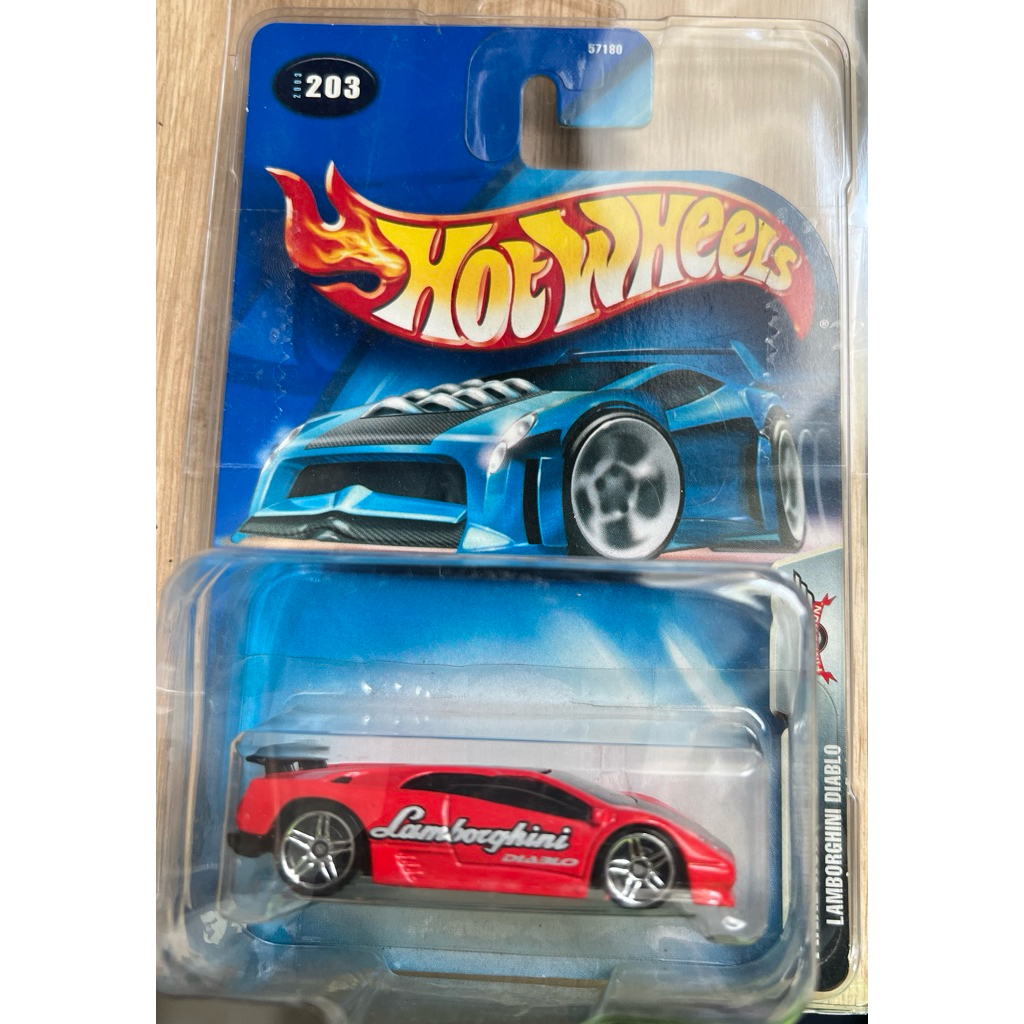 Xe mô hình Hot Wheels Lamborghini Diablo (2003 Final Run) - Card Cổ Siêu Hiến - Full Card