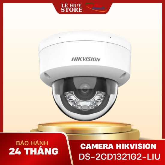 Camera IP 2MP thân trụ HIKVISION DS-2CD1021G2-LIU - Hàng Chính Hãng