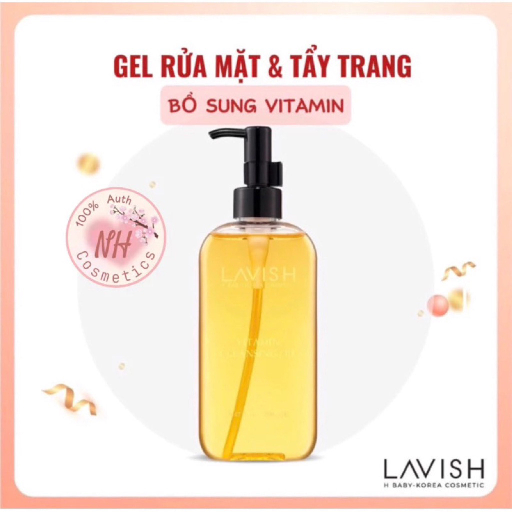 [ HÀNG CHÍNH HÃNG ] Sữa rửa mặt & tẩy trang bổ sung Vitamin - Lavish H Baby ( Korea )