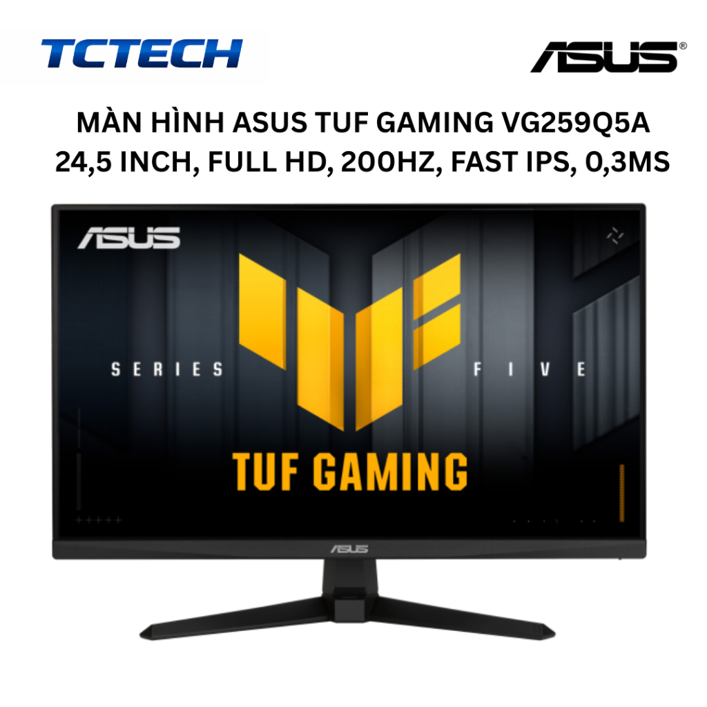 Màn Hình ASUS TUF Gaming VG259Q5A  24,5 inch, Full HD, 200Hz, Fast IPS, ELMB, 0,3ms ,Loa âm thanh nổ