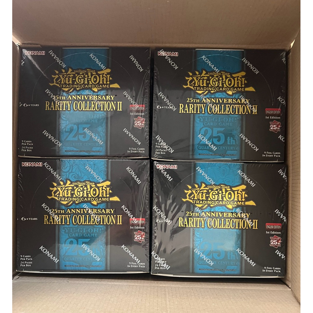 TGT Yugioh hộp thẻ bài Yugioh chính hãng RA02 Rarity Collection II EU version 9 cards/1 pack 24 pack