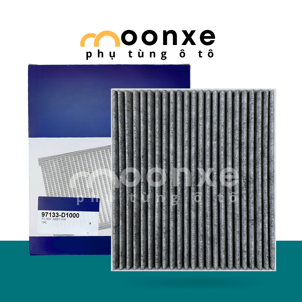 Lọc gió điều hòa, máy lạnh THAN HOẠT TÍNH xe Accent (18-22), Tucson (16-21),Sonet, Kona 97133-D1000 