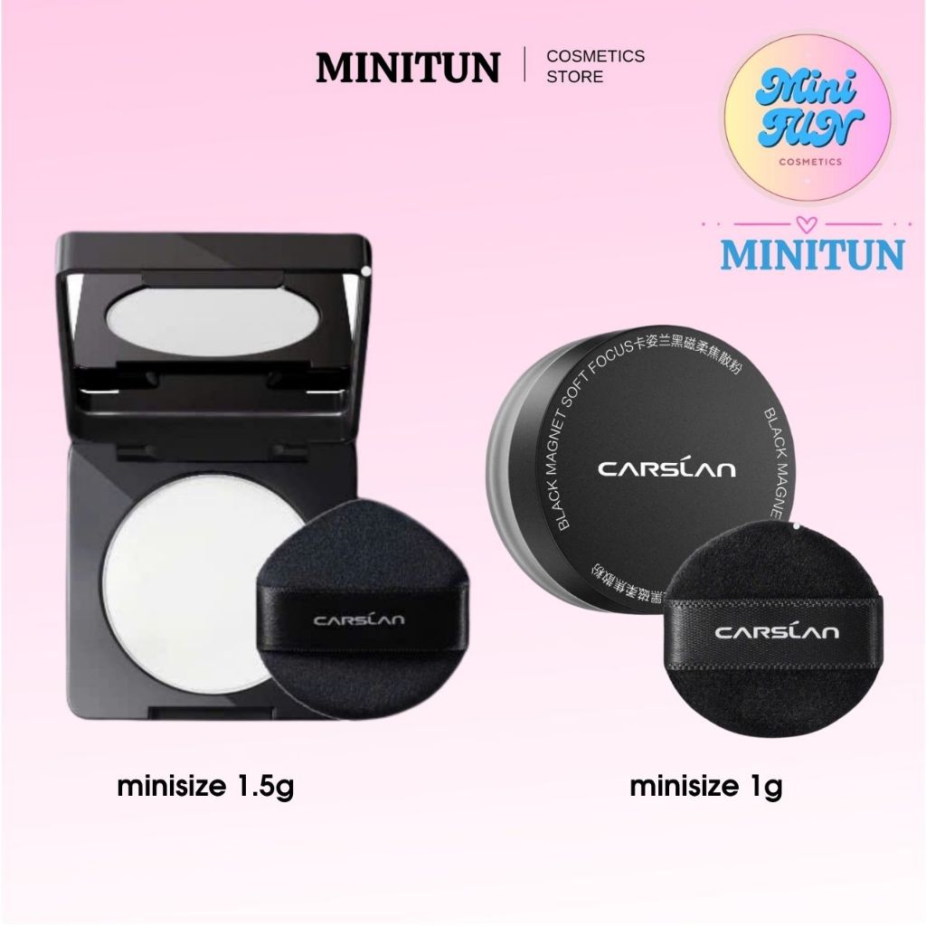 [MỚI] Phấn Phủ Carslan Mini Kiềm Dầu Kháng Nước Lâu Trôi 1g Siêu Mịn MiniTun