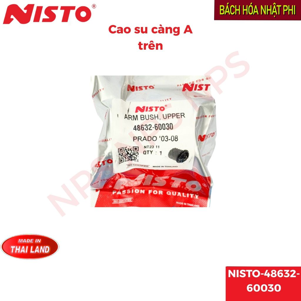 Cao su càng A trên Land Cruiser 07-21(LC200), Lexus LX570 07-21 (Nisto Thái)
