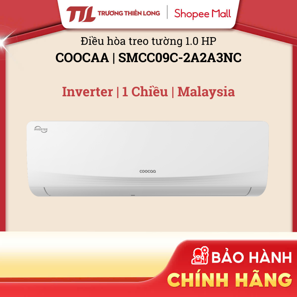 SMCC09C-2A2A3NC | SMCC12C-2A2A3NC | SMCC18C-3F1A3NC - Máy lạnh Coocaa Inverter  [FREESHIP HCM]