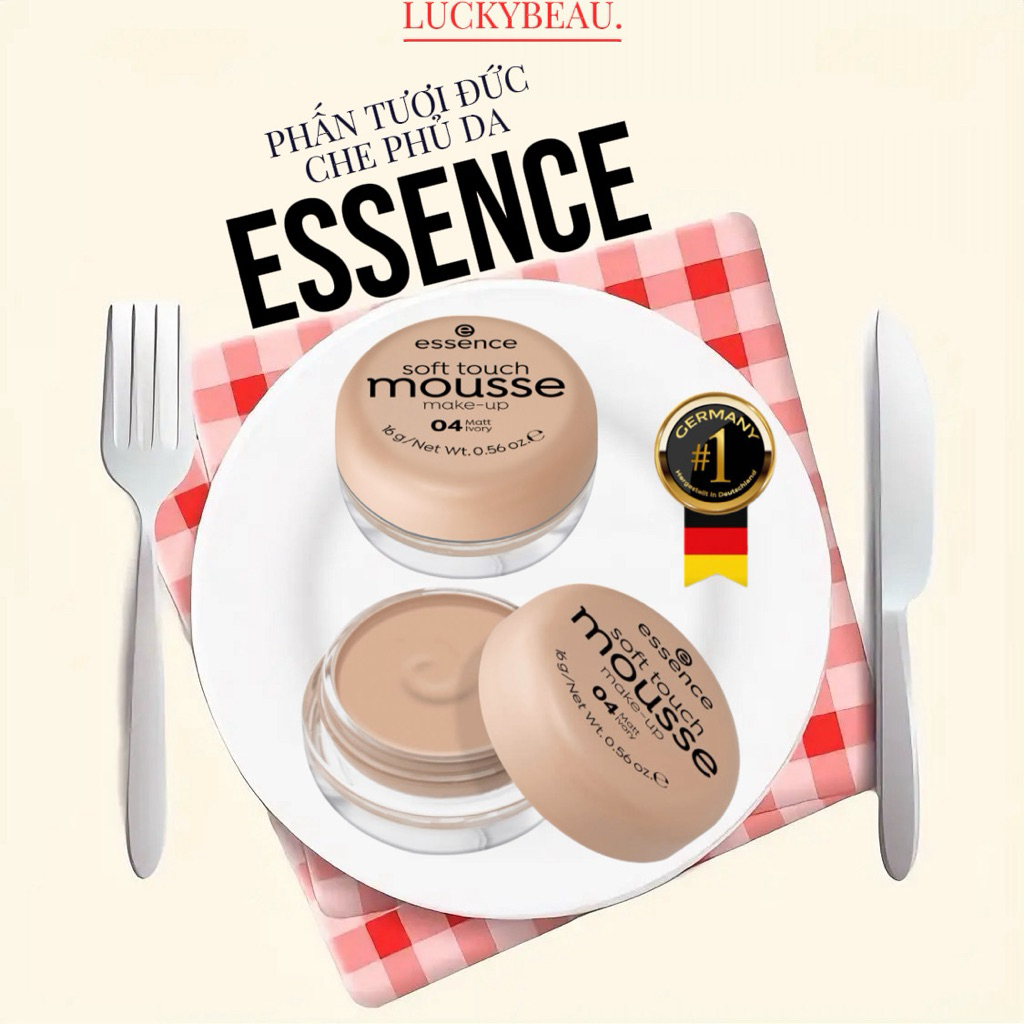 Phấn Tươi Đức ESSENCE Che Phủ Cao, Dễ Dùng