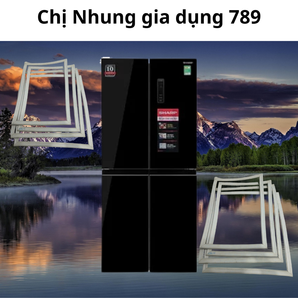 RON (GIOĂNG) TỦ LẠNH TOSHIBA model: GR - RF677WI 4 CÁNH