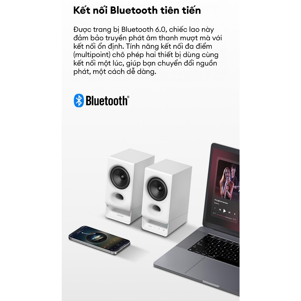 Loa Bluetooth Để Bàn EDIFIER R20BT | Blutooth V6.0 | Công Suất 5W RMS | Bảo Hành 15 Tháng | BigBuy360 - bigbuy360.vn