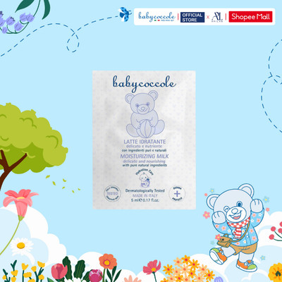 Sữa dưỡng thể cho bé Babycoccole 0M+ chiết xuất hạnh nhân gói du lịch 5ml