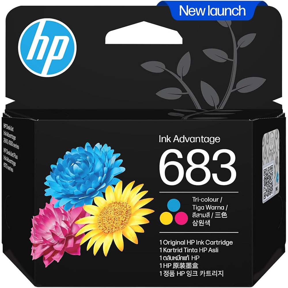 Mực in HP 683 Tri-color Original Ink Advantage Cartridge - (7FP38ZA) - Hàng HP Việt Nam