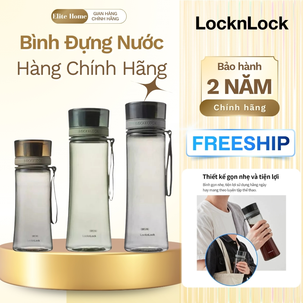 Bình Đựng Nước Lock&Lock Spout Line ABF660 – Bình Nước Thể Thao Có Vòi Uống Tiện Lợi