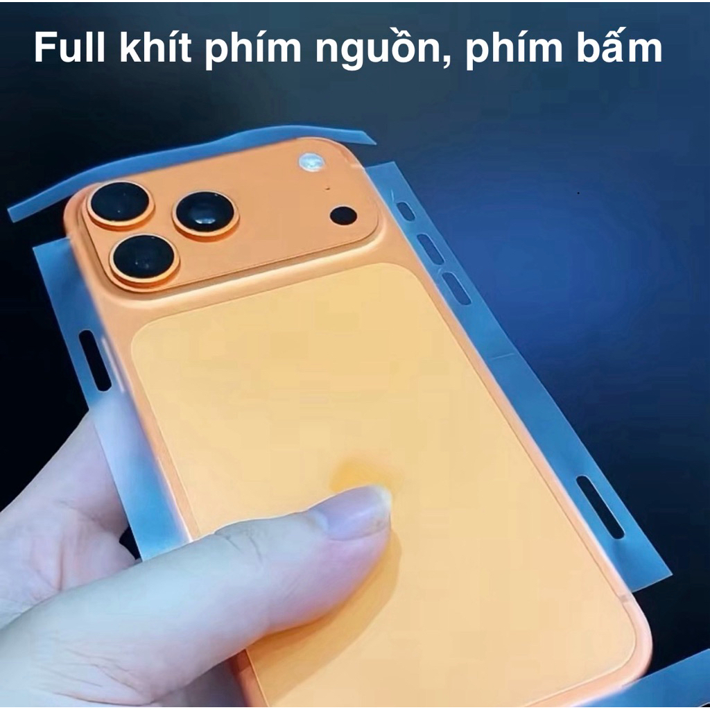 Miếng Dán PPF Iphone 17 promax, 16 pro max, 15 pro max, 14 pro max - IP X