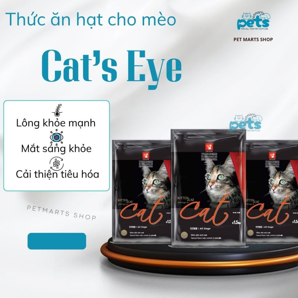 [GÓI 1KG] HẠT CAT'S EYE GÓI 1KG NGUYÊN SEAL - HÀN QUỐC