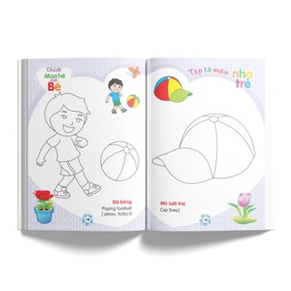 Sách: Tập Tô Màu Nhà Trẻ + Bút Sáp Màu - Jumbo Crayons - 24 Màu (DK 3304 - 24)