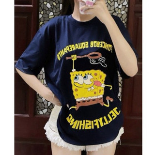 Áo Phông Nam Nữ Form Rộng Hình Bọt Biển Chất Liệu Cotton Co Giãn Thấm Mút Siêu Đẹp HOT TREND 2026