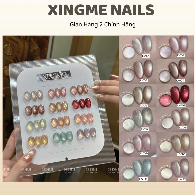Sơn mắt mèo cực quang XINGME lẻ chai 8ml [XINGME.NAIL]