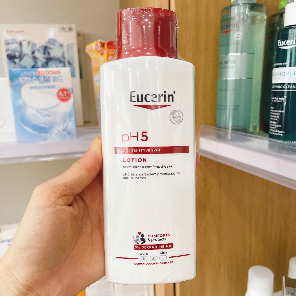 Sữa dưỡng thể Eucerin Sensitive Skin pH5 Lotion 250ml