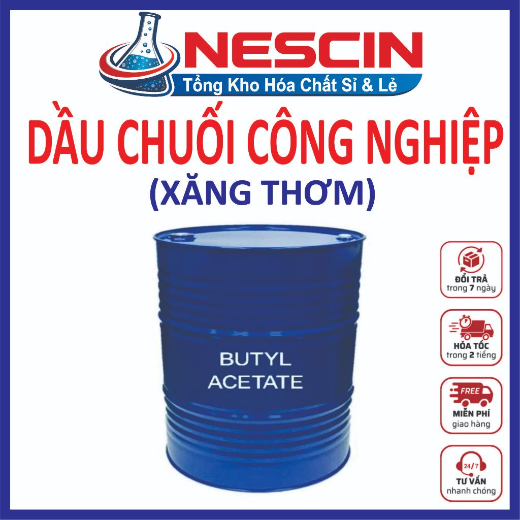 Dầu Chuối Công Nghiệp - Butyl Acetate - Chất Tẩy Rửa - Dùng trong ngành sơn, mực in, rửa móng tay