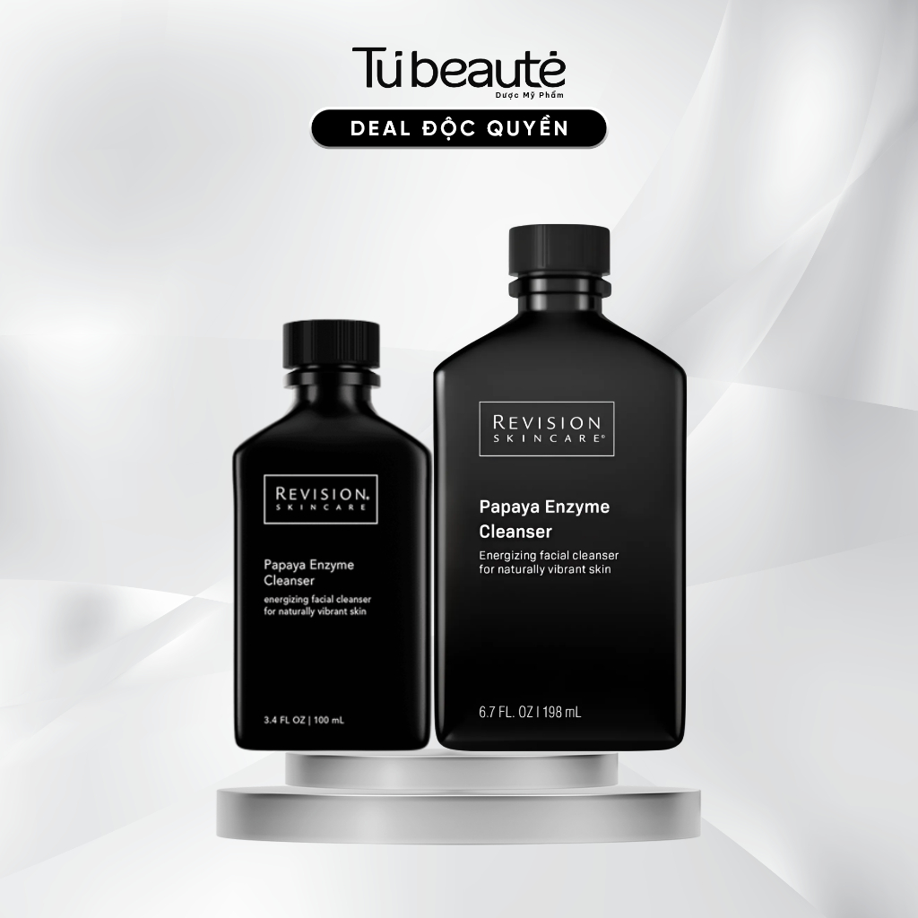 [KOL][HÀNG CÔNG TY] Sữa rửa mặt enzyme đu đủ Revision Papaya Enzyme Cleanser giúp sạch sâu & sáng da