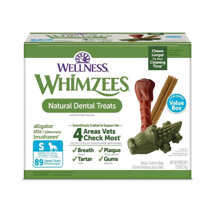 🇺🇸 [ Hộp lớn ] Dental Whimzees Natural Grain Free Dental - Snack Xương Gặm Chăm Sóc Bảo Vệ Răng Miện