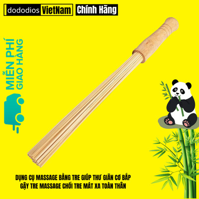 Chổi Tre Mát Xa Massage, Chổi Tre Đấm Lưng, Cây gãi lưng bằng gỗ thơm, chổi tre đấm lưng thư giãn cho cả gia đình
