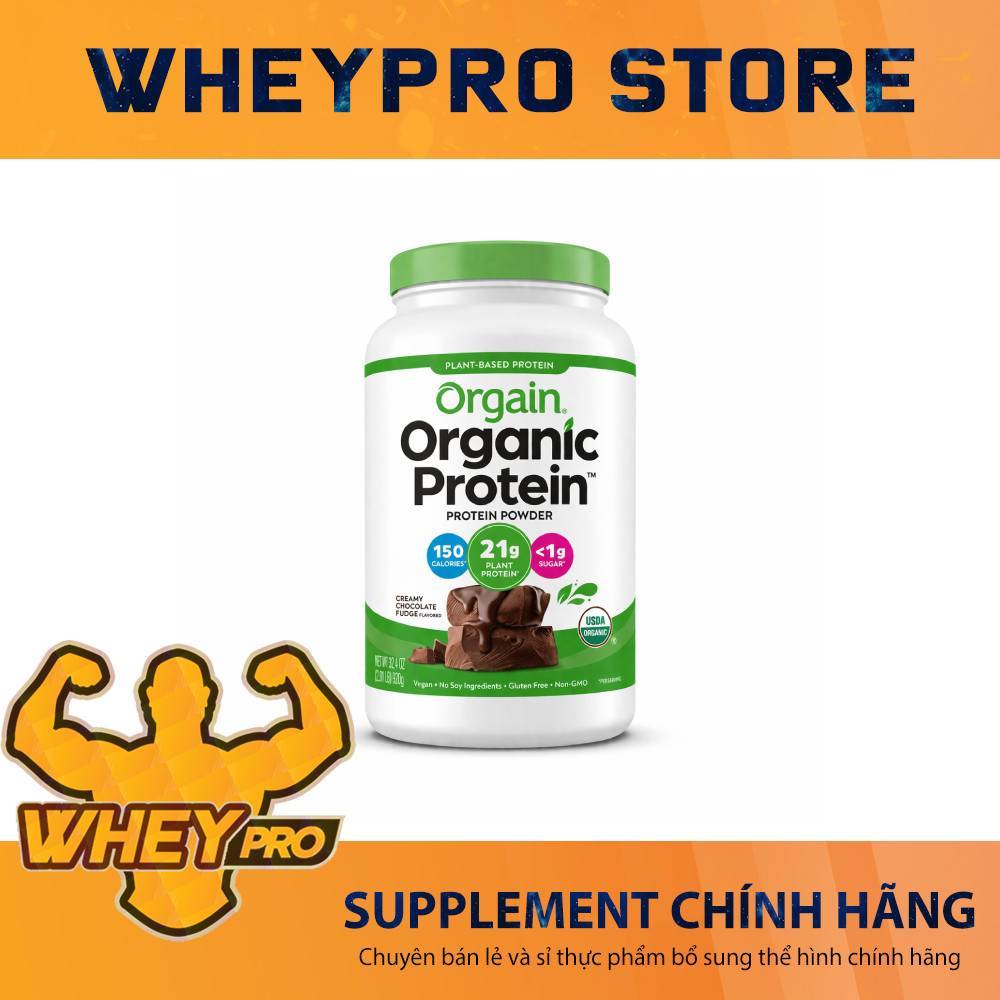 Bột Protein Thực Vật Hữu Cơ Orgain Organic Protein Powder - Nguồn Protein Sạch, Tốt Cho Sức Khỏe