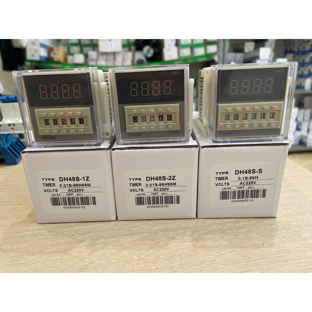 Rơ le thời gian DH48S, DH48S-S, DH48S-2Z, DH48S-1Z  (Đã bao đế)