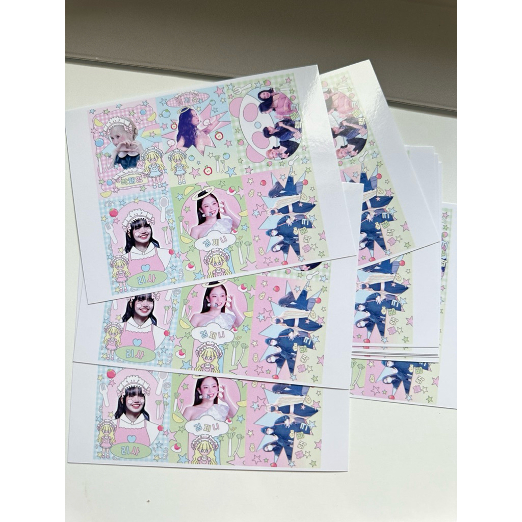 Set 50tấm sticker in hình BlackPink