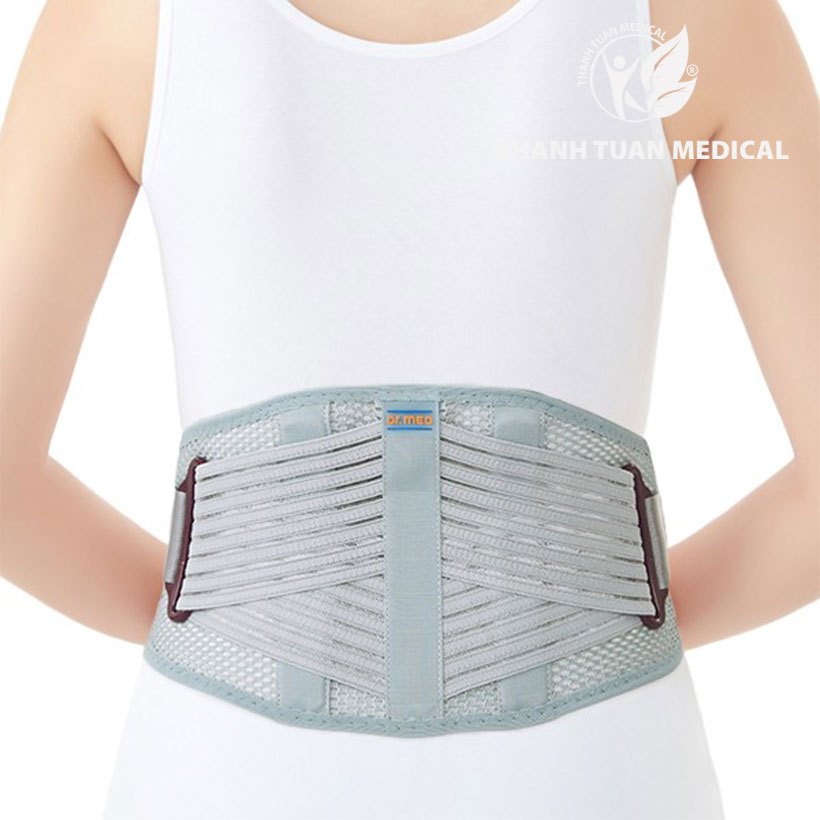 [ GIAO NHANH ] Đai lưng thoáng khí Dr.Med DR-B053 Hàn Quốc - Hỗ trợ thoát vị đĩa đệm, đau mỏi lưng..