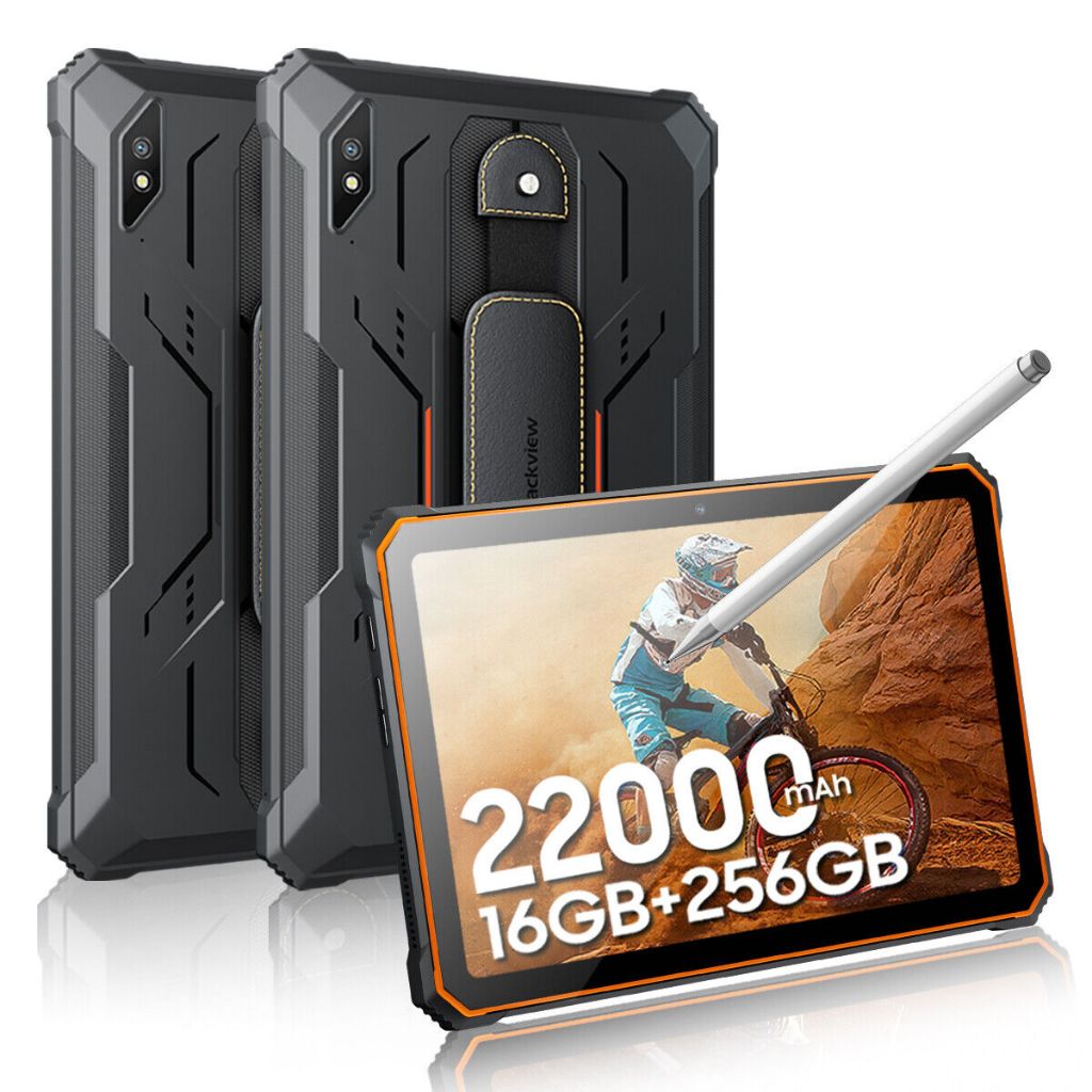 Blackview Active 8 Pro 16GB/256GB – Pin 22000mAh, Tablet Siêu Bền, Pin 22000mAh, 2 SIM Nghe Gọi...