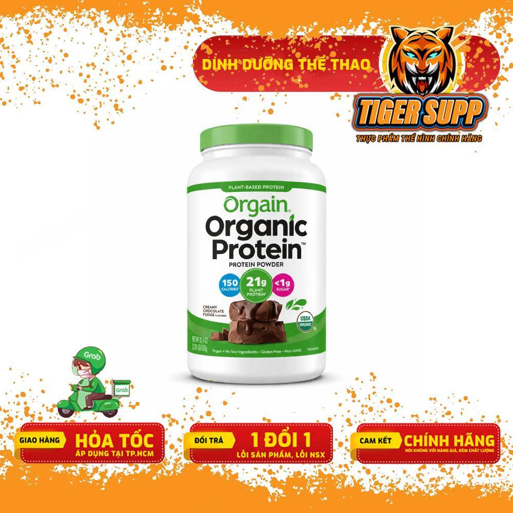 Orgain Organic Protein Powder - Sữa Đạm Hữu Cơ, Sữa Tăng Cơ 2Lbs