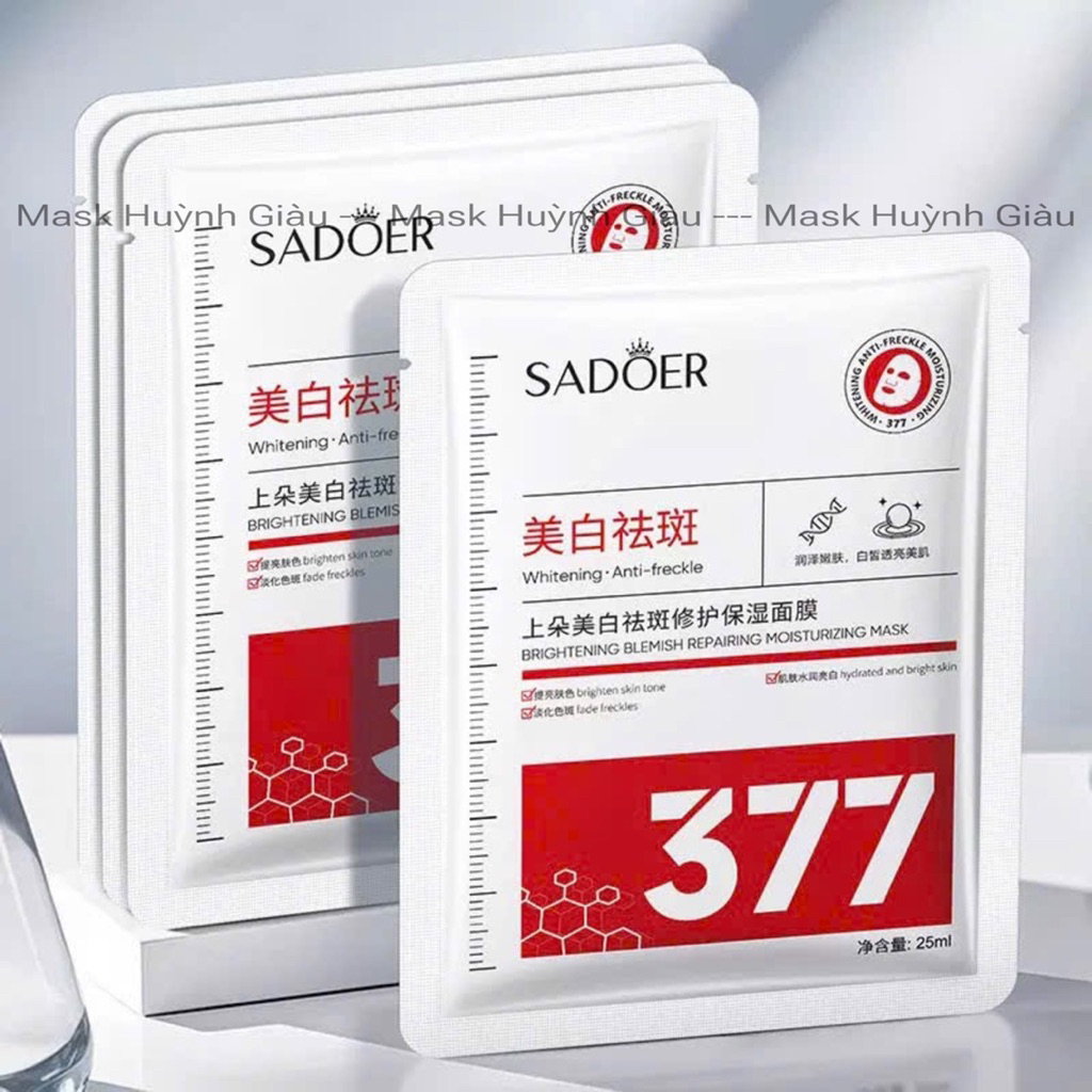 [HOT] MẶT NẠ LÀM TRẮNG MỜ THÂM 377 SADOE