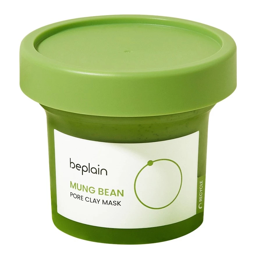 Mặt Nạ Đất Sét Beplain Đậu Xanh Mung Bean Pore Clay Mask Kiềm Dầu,Giảm Mụn, Sáng Da 120ml Chính Hãng