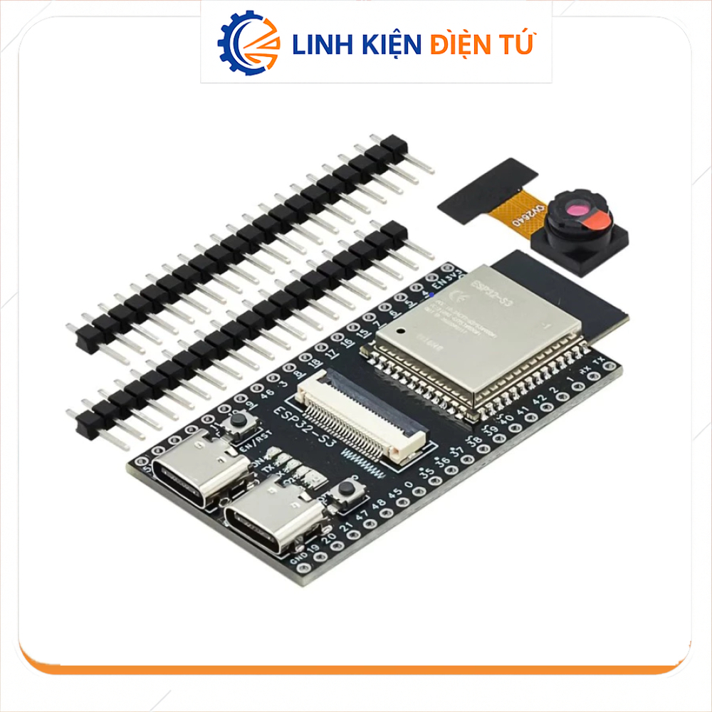 [Linh Kiện Điện Tử][G135] Kit Phát Triển ESP32-S3 N16R8 Cam Board OV3660, OV5640