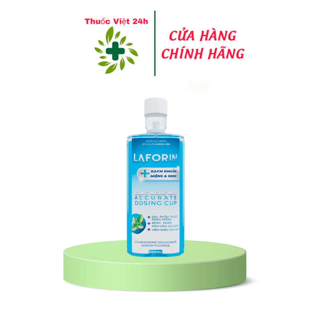 Laforin Accurate - Nước Súc Miệng Sát Khuẩn Làm Sạch Khoang Miệng - Chai 500ml - ThuocViet24h